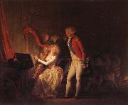 Louis-Leopold Boilly Le Concert inprovise ou le prix de l'harmonie oil painting reproduction
